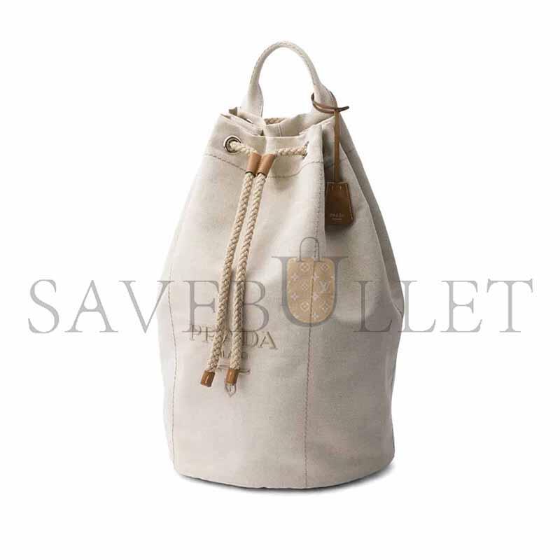 PRADA CANVAS DRAWSTRING DUFFLE BAG 2VY011 (55*34*34cm) 